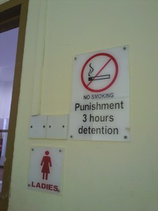 smoking sign smoking sign